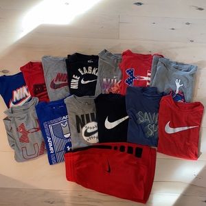14 pieces Nike & Under Armour boys clothing